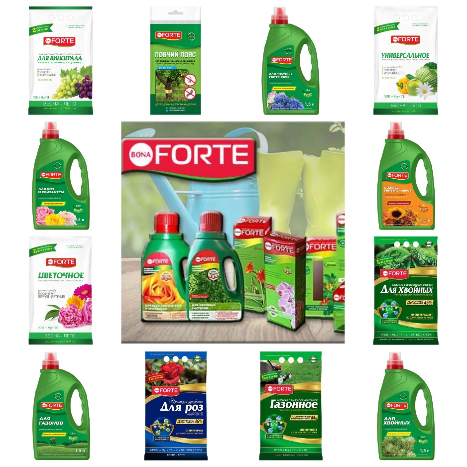 Поступление удобрений BONA FORTE Поступление удобрений BONA FORTE