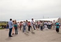 7 июля 2014 г. - День открытых дверей в садовом центре в п. Курумоч. Посещение делегацией российской Ассоциации Производителей Посадочного Материала.